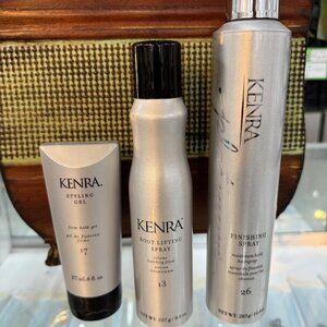 Lot of 3 Kenra Extreme Hold / Hair Styling Kit